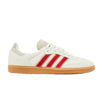 adidas Women's Samba OG Pony Hair Pack - Wonder Beige Better Scarlet