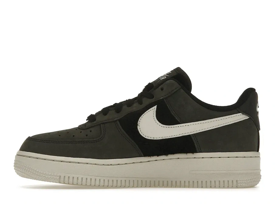 Фото № 3 с приближением к товару «‎Nike Air Force 1 Low Black Light Bone Faux Fur »