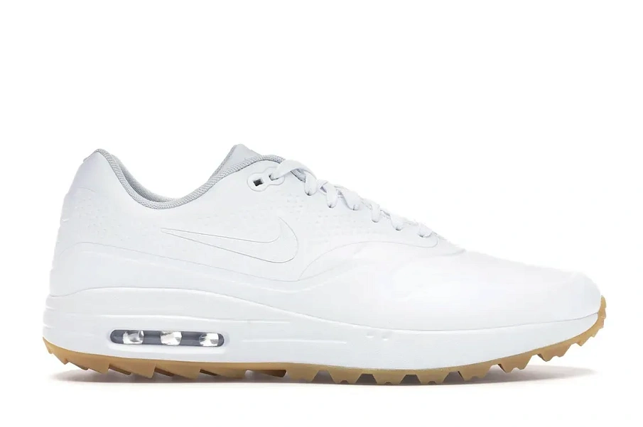 Фото № 1 с приближением к товару «‎Nike Air Max 1 Golf White Gum White Swoosh»