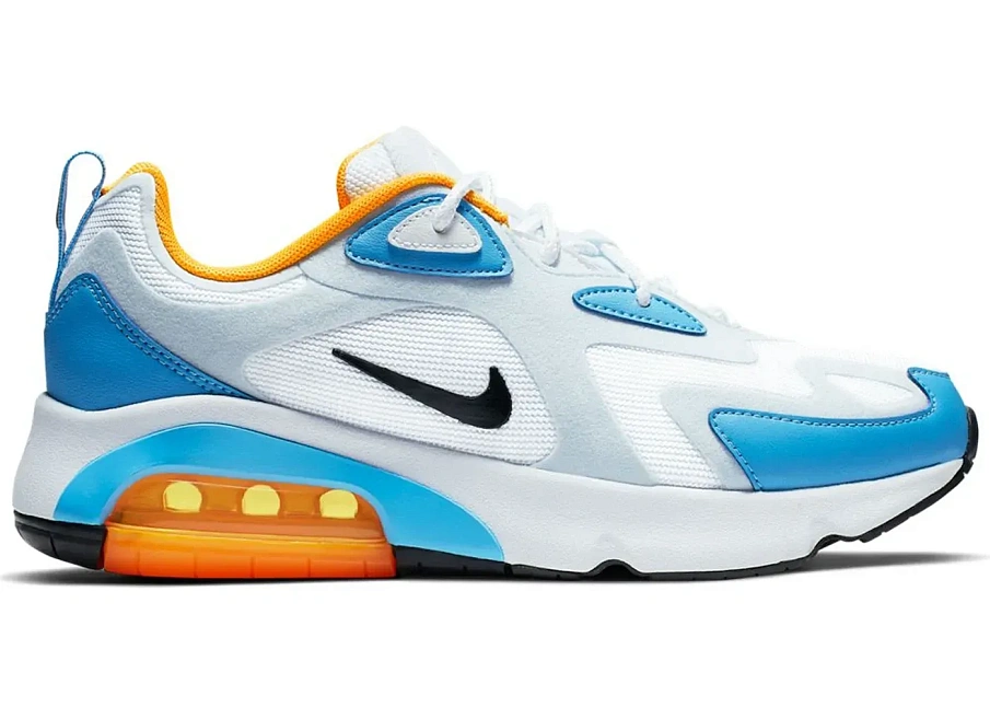 Фото № 1 с приближением к товару «‎Nike Air Max 200 White University Blue »
