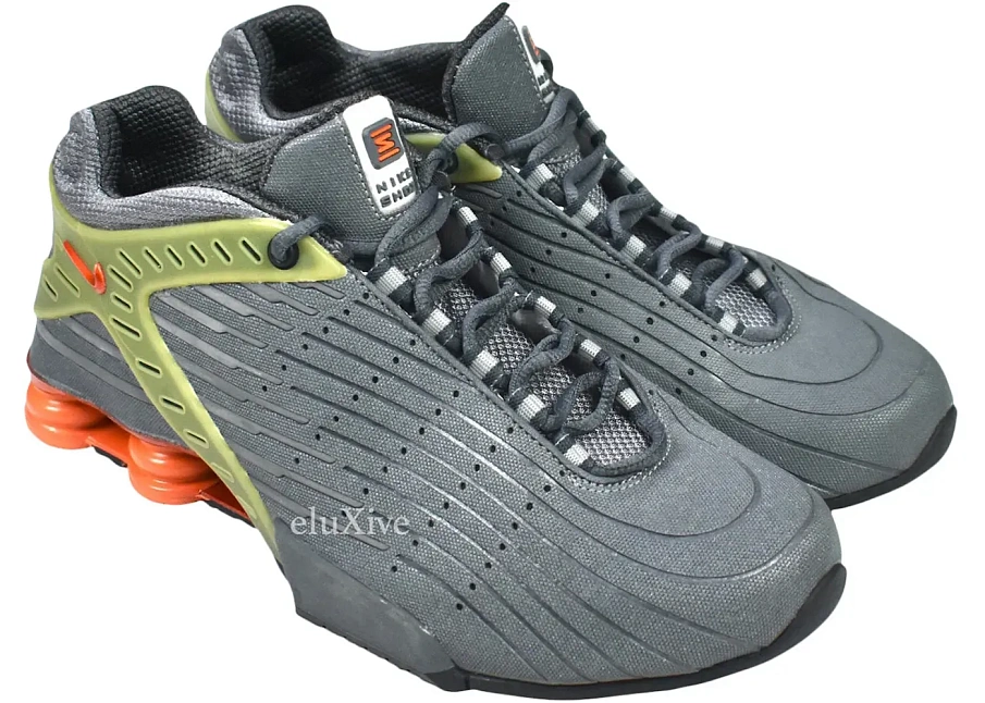 Фото № 1 с приближением к товару «‎Nike Shox XT IV Large Graphite Orange Flash Neutral Grey»