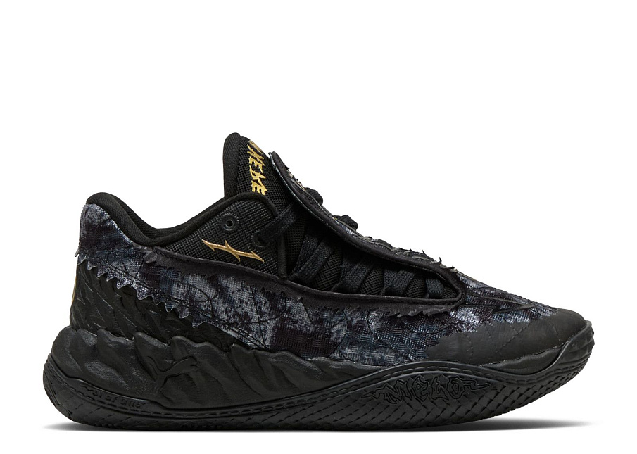 Фото № 2 с приближением к товару «‎Puma MB.05 Lo Team Big Kid Black Moody Gray»