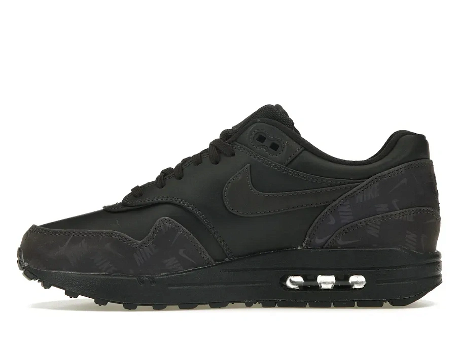 Фото № 3 с приближением к товару «‎Nike Air Max 1 Lux Oil Grey Logo Prints »
