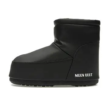 Moon Boot No Lace Rubber Boot Black - 3