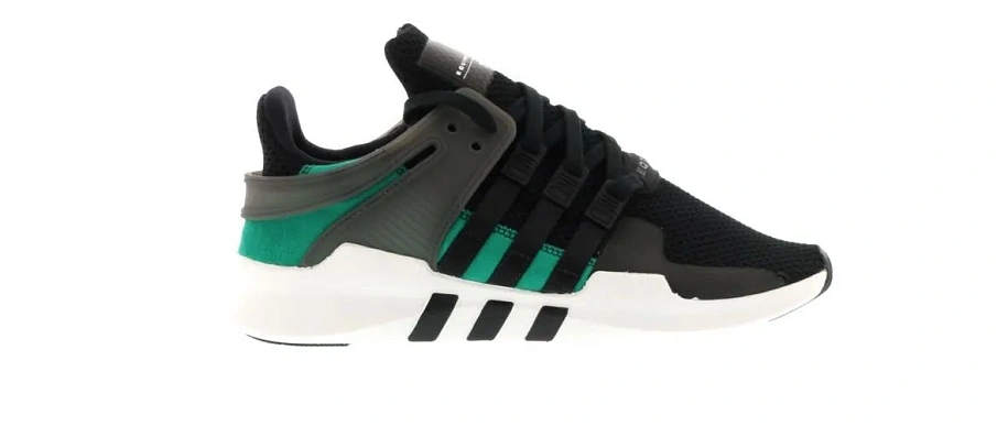 Фото № 1 с приближением к товару «‎adidas EQT Support ADV Core Black Sub Green Vintage White»