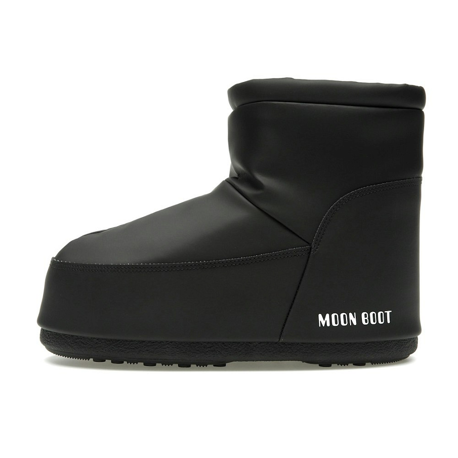 Фото № 3 с приближением к товару «‎Moon Boot No Lace Rubber Boot Black»