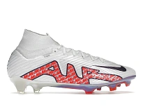 Фото № 1 с приближением к товару «‎Nike Zoom Mercurial Superfly 9 Elite FG White Bright Crimson»