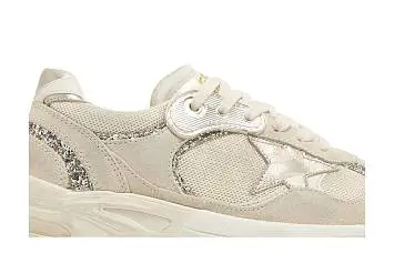 Golden Goose Women's Dad-Star Seed Pearl Platinum Glitter - 3