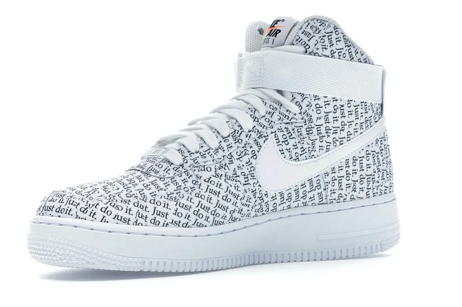 Фото № 3 с приближением к товару «‎Nike Air Force 1 High Just Do It Pack White »