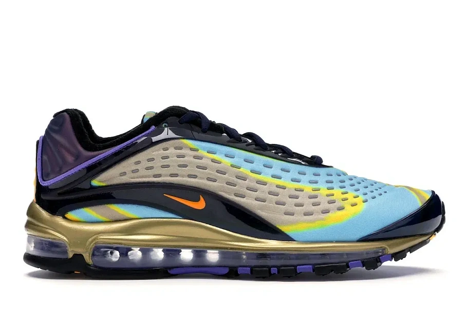 Фото № 1 с приближением к товару «‎Nike Air Max Deluxe Midnight Navy Laser Orange »