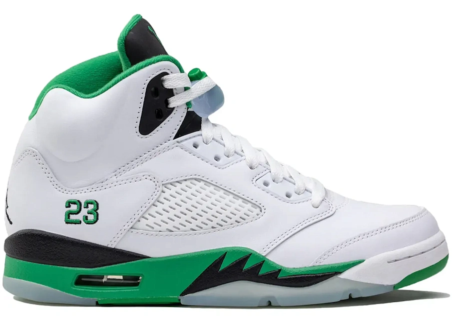 Фото № 1 с приближением к товару «‎Jordan 5 Retro Lucky Green »