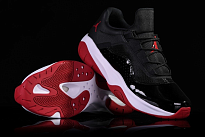 Фото № 4 с приближением к товару «‎Air Jordan 11 Cmft Low "Bred" BlackRed»