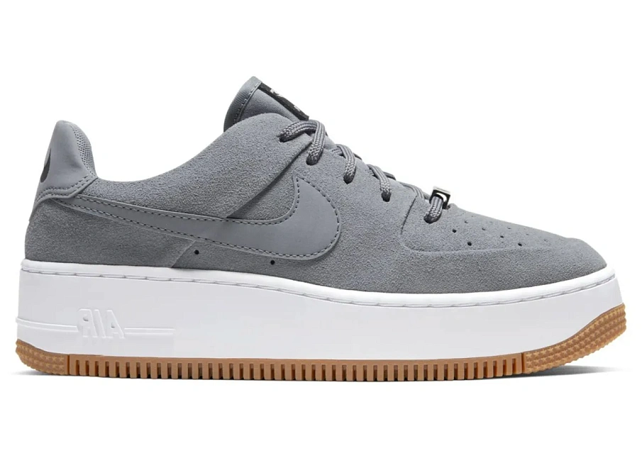 Фото № 1 с приближением к товару «‎Nike Air Force 1 Sage Low Cool Grey »