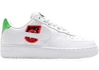 Фото № 1 с приближением к товару «‎Nike Air Force 1 Low '07 Worldwide Pack Flash Crimson Green Strike »