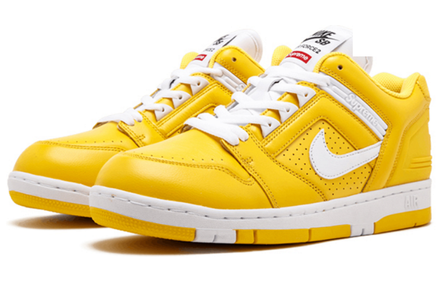 Фото № 3 с приближением к товару «‎Nike SB Air Force 2 Low Supreme Yellow»