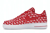 Фото № 3 с приближением к товару «‎Nike Air Force 1 Low All Over Logo Red»