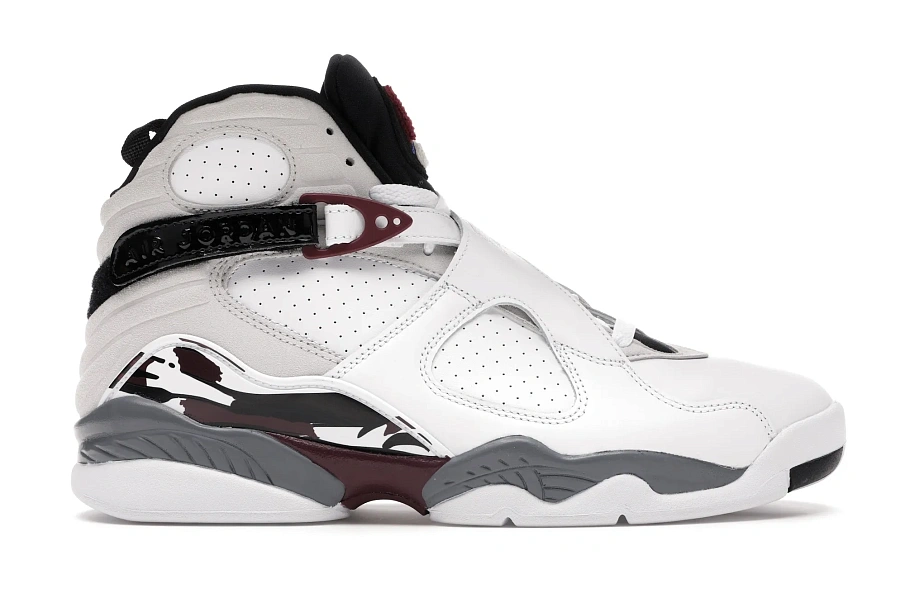 Фото № 1 с приближением к товару «‎Jordan 8 Retro White Burgundy »