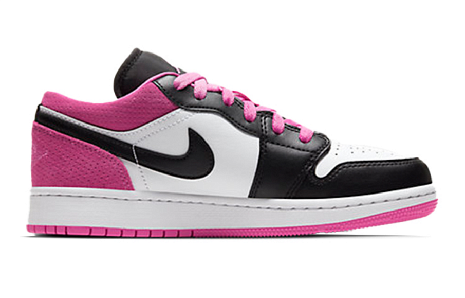 Фото № 2 с приближением к товару «‎Nike Air Jordan 1 Low SE GS Black Active Fuchsia»
