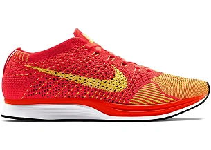 Nike Flyknit Racer Bright Crimson Volt