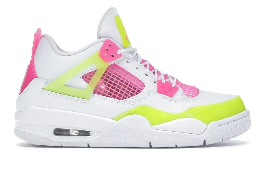 Фото № 1 с приближением к товару «‎Jordan 4 Retro White Lemon Pink »