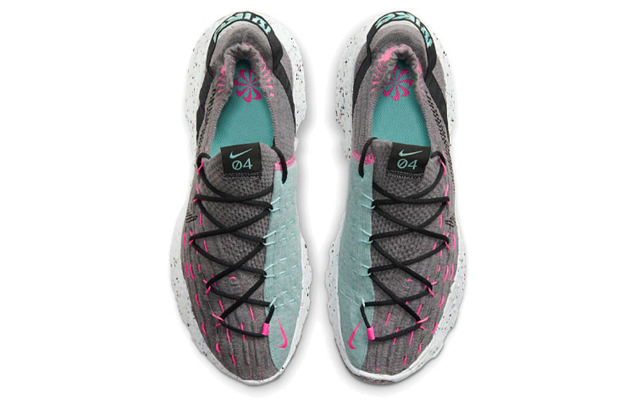 Фото № 4 с приближением к товару «‎Nike Space Hippie 04 GreyGreenPink»