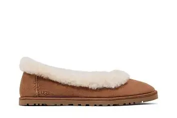 UGG Women's Zora Ballet Flat Chestnut - 2