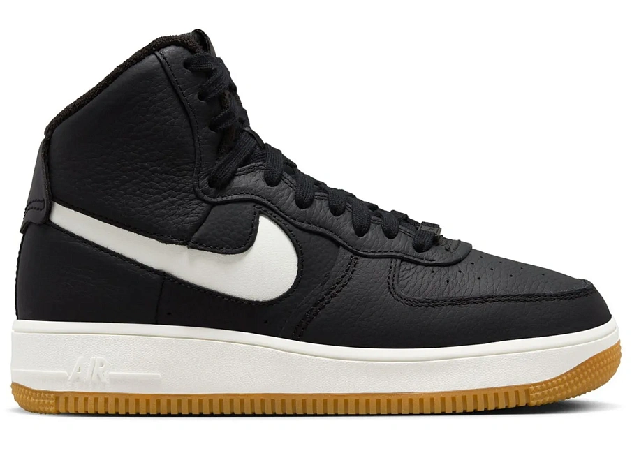 Фото № 1 с приближением к товару «‎Nike Air Force 1 High Sculpt Black Sail Gum »