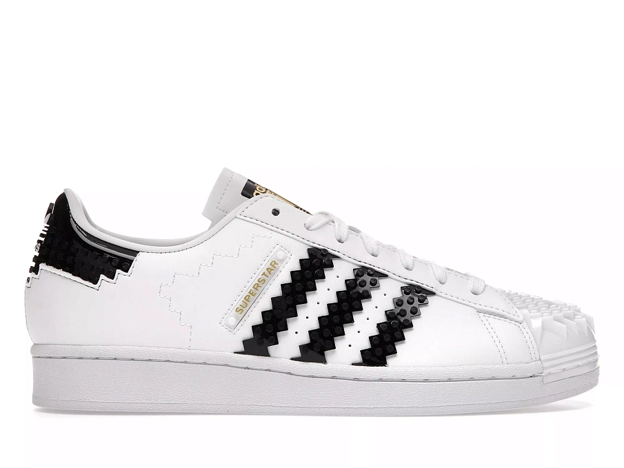Фото № 1 с приближением к товару «‎adidas Superstar LEGO White Black»
