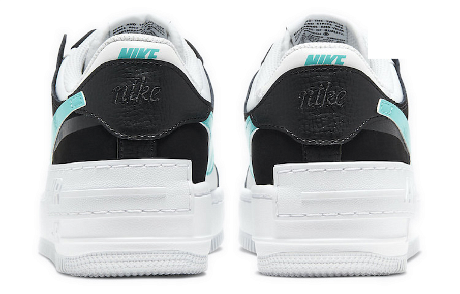 Фото № 4 с приближением к товару «‎Nike Air Force 1 Shadow White Black Aurora (W)»