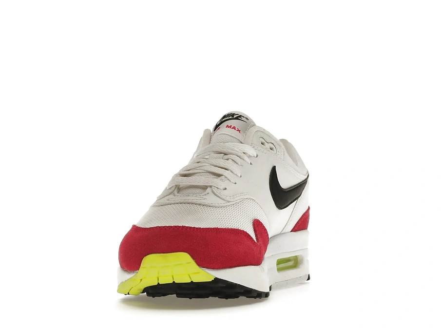 Фото № 4 с приближением к товару «‎Nike Air Max 1 White Black Volt Rush Pink»