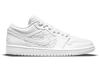 Фото № 1 с приближением к товару «‎Jordan 1 Retro Low Breathe Triple White »