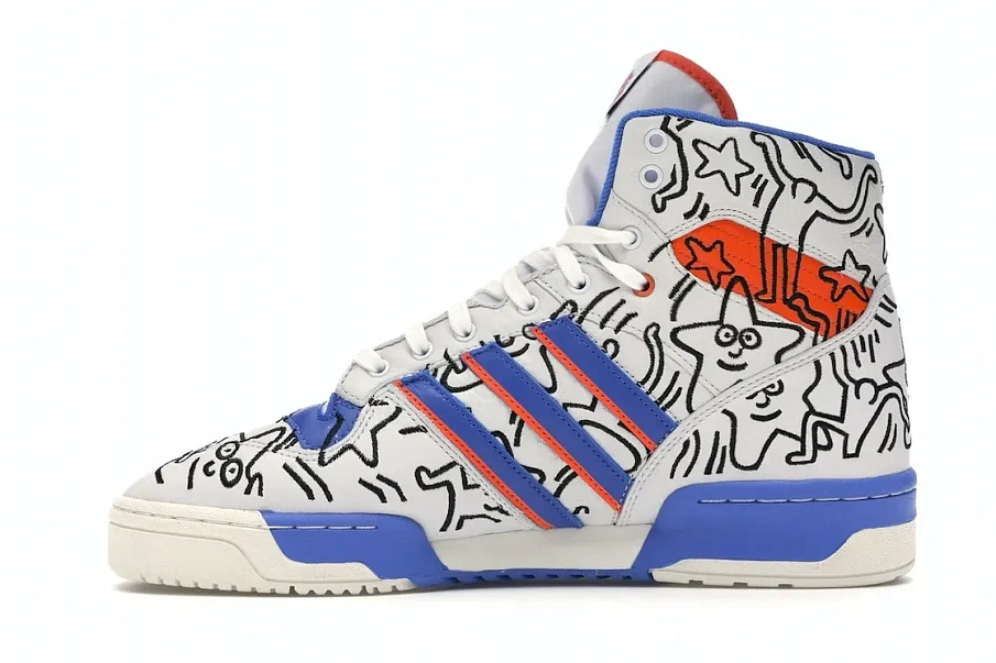 Фото № 3 с приближением к товару «‎adidas Rivalry Hi Keith Haring»