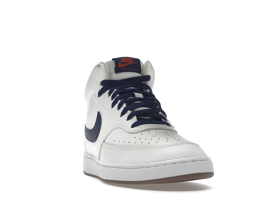 Фото № 4 с приближением к товару «‎Nike Court Vision Mid Summit White»