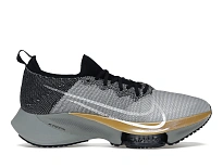 Фото № 1 с приближением к товару «‎Nike Air Zoom Tempo Next% Flyknit Wolf Grey Metallic Gold Coin»