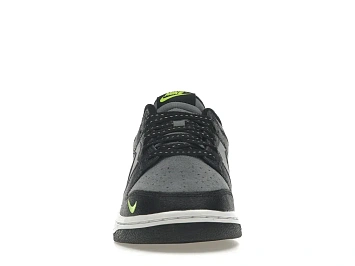 Nike Dunk Low Black Cool Grey Volt Mini Swoosh - 2