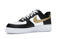 Фото № 3 с приближением к товару «‎Nike Air Force 1 Low Black White Metallic Gold»
