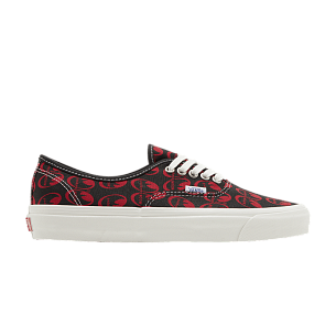 Mooneyes x Vans Authentic 44 DX Anaheim Factory - Black Red
