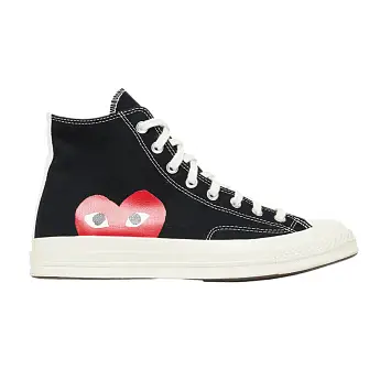 Comme des Garçons Play x Converse Chuck 70 High Black - 1