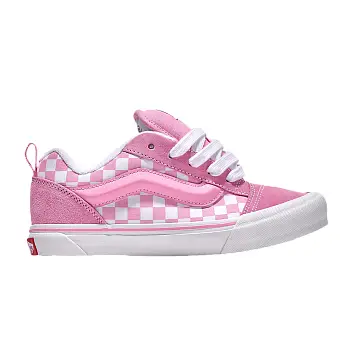 Vans Knu-Skool Little Kids Checkerboard - Prism Pink White - 1
