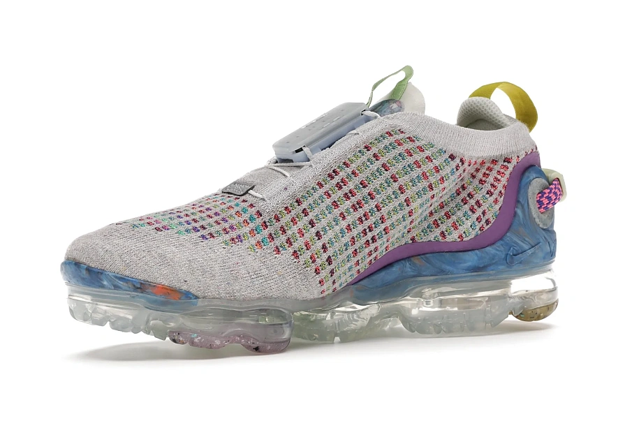 Фото № 2 с приближением к товару «‎Nike Air VaporMax 2020 Flyknit Pure Platinum Multi-Color »
