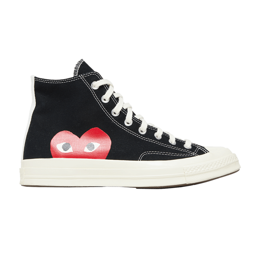 Фото № 1 с приближением к товару «‎Comme des Garçons Play x Converse Chuck 70 High Black»