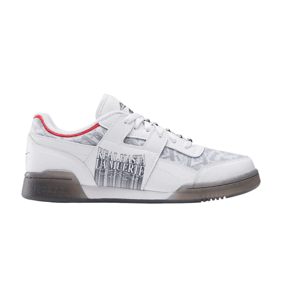 Фото № 1 с приближением к товару «‎Anuel AA x Reebok Workout Plus White/White/Grey»