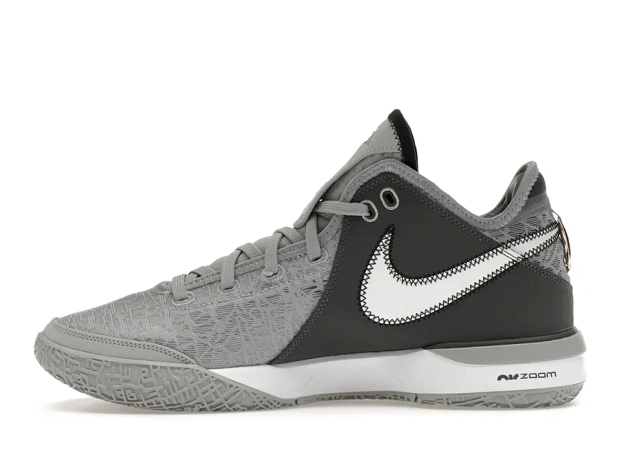Фото № 3 с приближением к товару «‎Nike Zoom LeBron NXXT Gen Wolf Grey Metallic Gold»