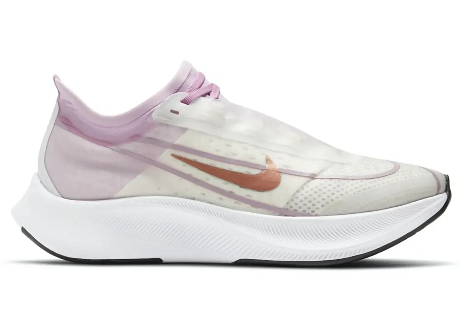Фото № 1 с приближением к товару «‎Nike Zoom Fly 3 White Light Arctic Pink Bronze »