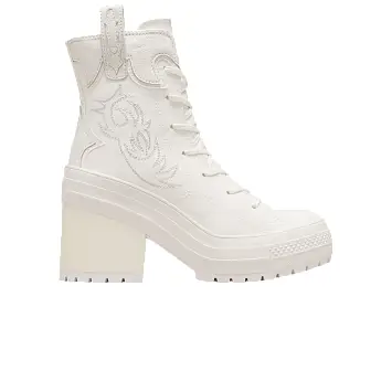 Converse Women's Chuck 70 De Luxe Heel Platform High Western Embroidery - 1