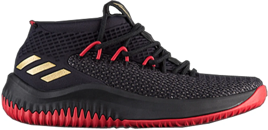Фото № 1 с приближением к товару «‎adidas Dame 4 Black Gold Scarlet»