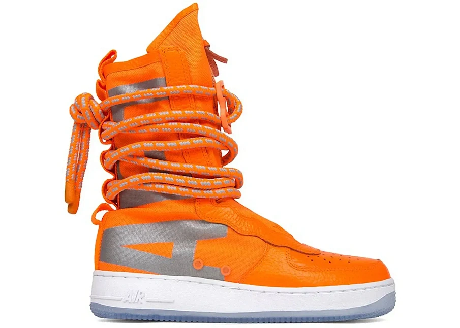 Фото № 1 с приближением к товару «‎Nike SF Air Force 1 High Total Orange»