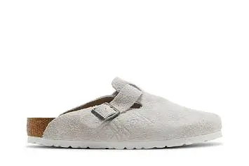 Stussy x Birkenstock Boston Shaggy Bone - 2