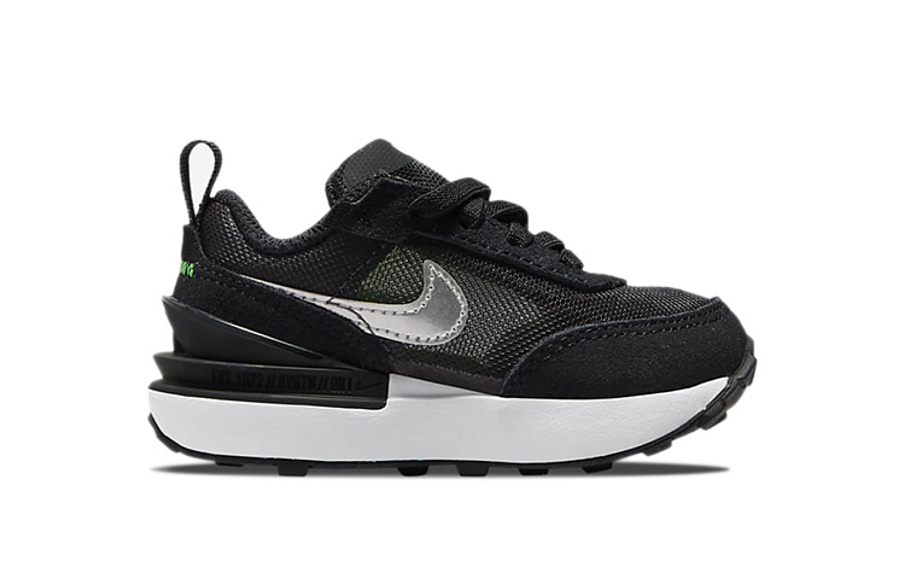 Фото № 2 с приближением к товару «‎(TD) Nike Waffle One Low-Top Running Shoes BlackGreen»