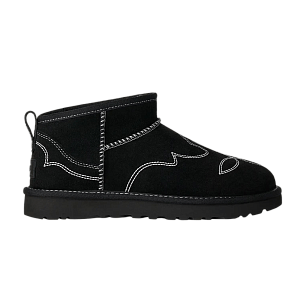 UGG Women's Classic Ultra Mini Western Black (1180628-BLK)